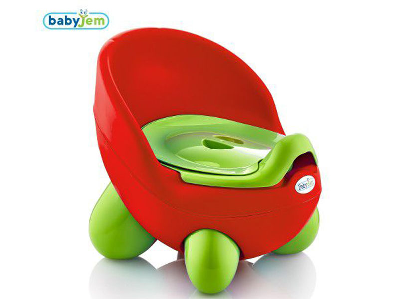 babyjem plaspotje ton ton rood/groen