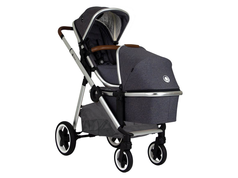 qtus DuetPro Kinderwagen NEW donker grijs