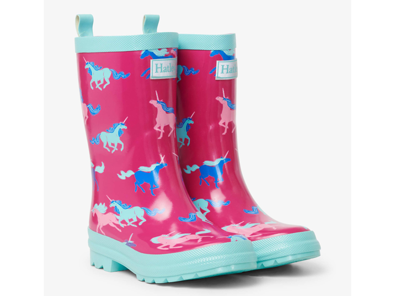 Hatley kids Regenlaarsjes unicorn pink