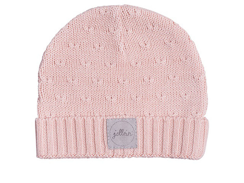 Jollein Muts Soft knit creamy peach