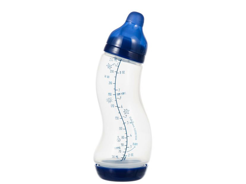 Difrax s-fles 170 ml donker blauw