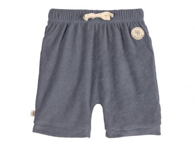 Lassig Badstof short bleu/antracite