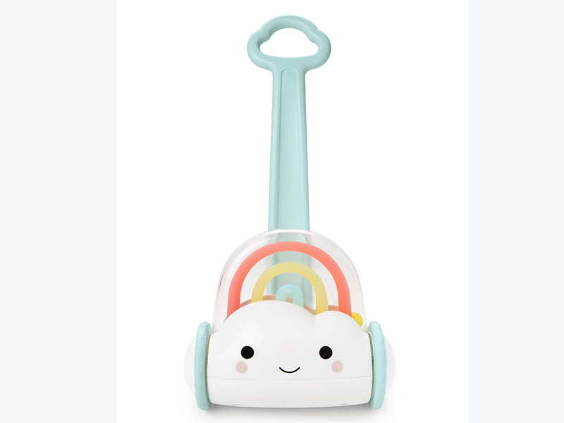 Skip hop Silver lining cloud rainbow push toy