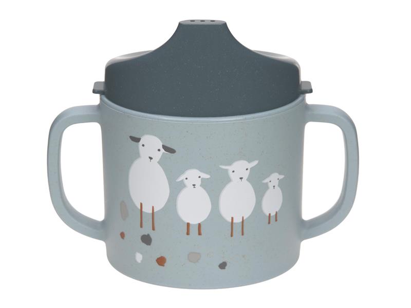 Lassig Sippy cup sheep blauw