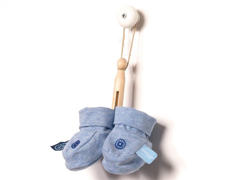 Snooz baby Booties one size  blue malange op is op