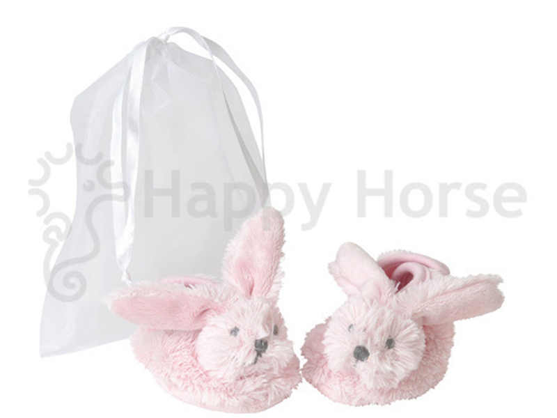 Happy horse konijnen slofjes roos