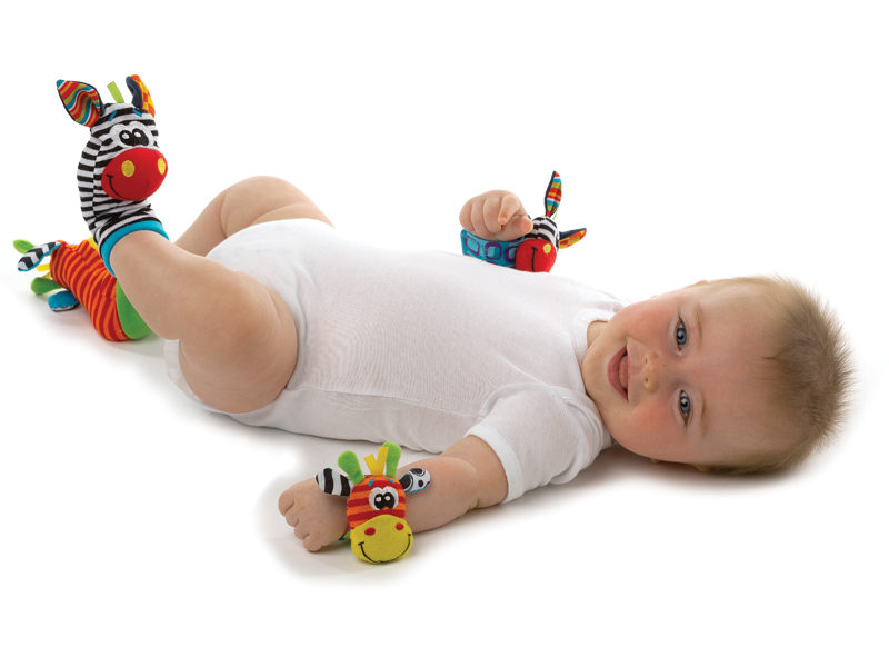 playgro speelsokken en speelarmbandjes