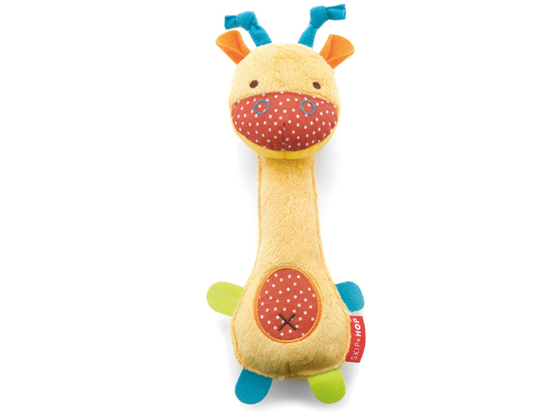 Skip hop giraffe squeez me rattle speeltje voor aan de buggy   laatste stuks !