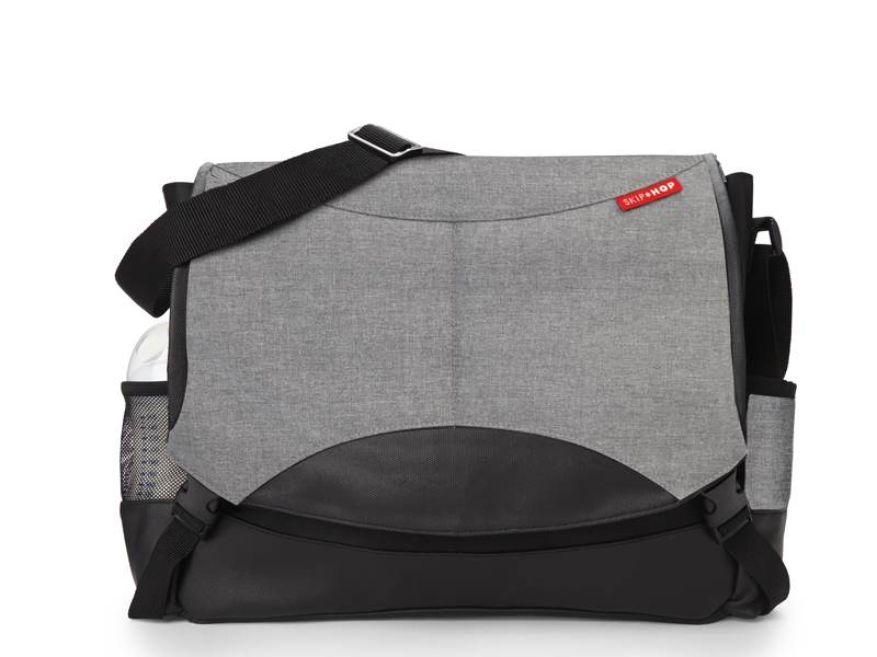 Skip hop verzorgingstas swift messenger  grey, laatste stuks !