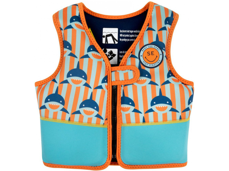 Swim Essentials zwemvest haai 4-6jaar 18-30KG