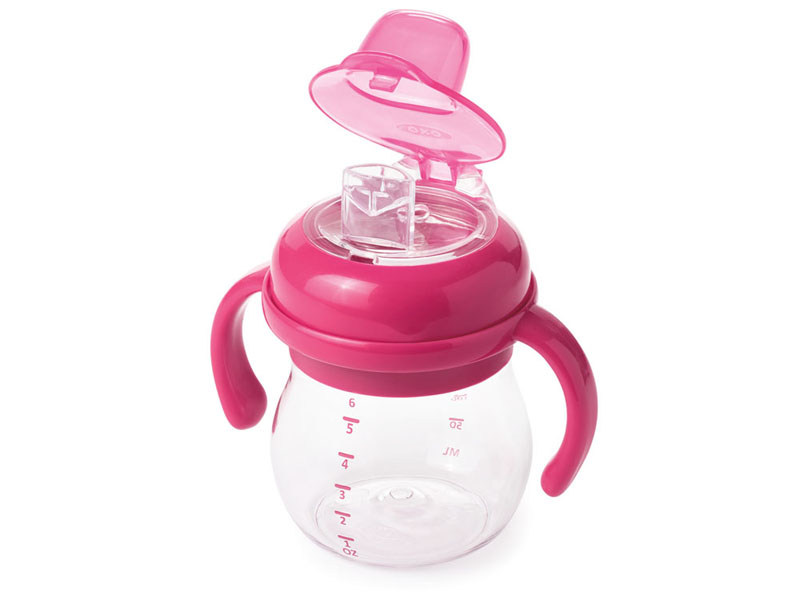 oxo tot Teut beker met 2 oren pink