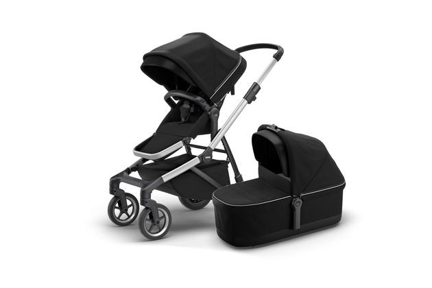 Thule Thule Sleek Infant Stroller Bundle 3in1 silver/black