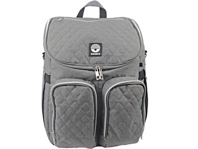 dooky Diaper bay backpack grey melange 2in1 Kopen