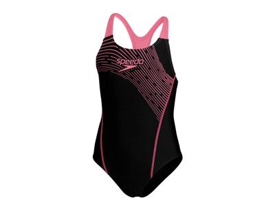 Speedo Badpak medley zwart/roos Kopen