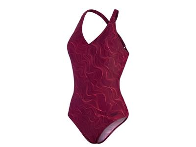 Speedo Badpak Womens Lexi printing Shaping pur (Large tot 3XL) Kopen