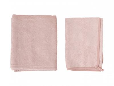 Bamboom set handdoek pink Kopen
