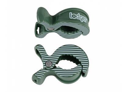 lodger Swaddle clips groen met print Kopen