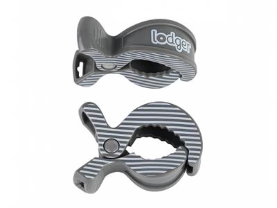 lodger Swaddle clips grijs met print Kopen