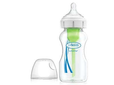 dr.brown's Dr. Brown’s Options+ Anti-colic Bottle | Brede halsfles 270 ml Kopen