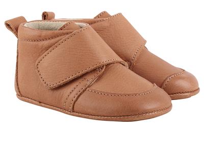 Enfant Baby leather schoentjes cognac Kopen