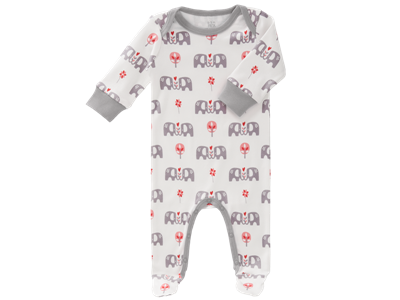 Fresk Pyjama met voet elefant pink Kopen