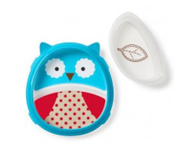 Skip hop Zoo eat Neat Plate & Bowl - Owl op=op Kopen