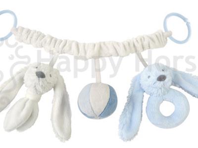 Happy horse hanger voor kinderwagen/autostoel konijn blauw Kopen