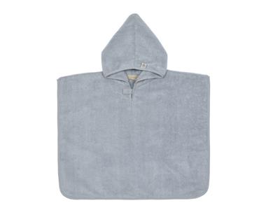 Lassig Poncho terry licht blauw Kopen