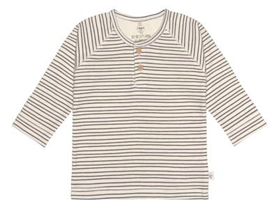Lassig t-shirt LM antraciet stripes Kopen