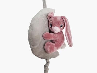 MYTEDDY My bunny pink knuffel musical Kopen