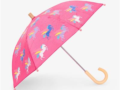 Hatley kids Paraplu pagagus unicorn veranderd van kleur in de regen ! Kopen