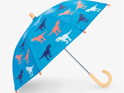 Hatley kids Paraplu t-rex dino veranderd van kleur in de regen ! Kopen