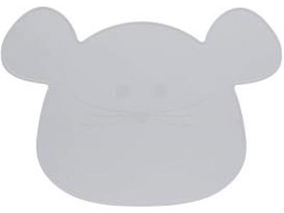 Lassig siliconen placemat mouse grijs Kopen