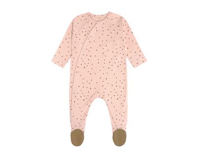 Lassig Pyama dots pink met voetjes Kopen