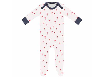 Fresk Pyjama met voet  Tulip red Kopen