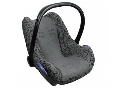 dooky dooky design seat cover grijze blaadjes Kopen