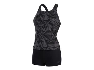 Speedo Tankini 2 delig black/grey END+ Volwassenen Kopen