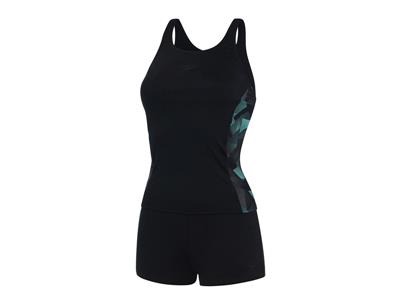 Speedo Tankini 2 delig black/green END+ Volwassenen Kopen