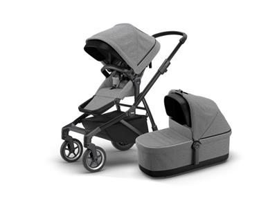 Thule Thule Sleek Infant Stroller Bundle 3in1 black/licht grijs Kopen