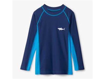 Hatley kids Uv shirt blauw ocean lange mouwen Kopen