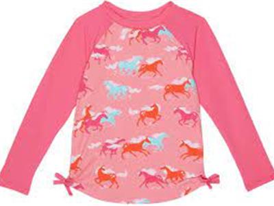 Hatley kids Uv shirt roos horses lange mouwen Kopen