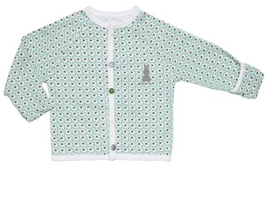 Daddy proof vestje groen wit print Kopen