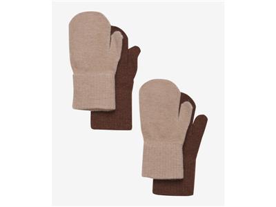 Celavi wandjes wol bruin/beige set van 2 stuks Kopen