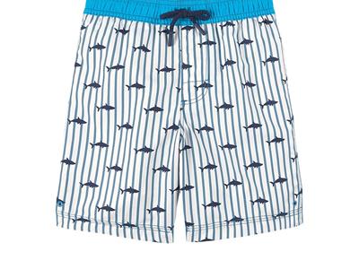 Hatley kids Zwemshort white met haaien Kopen