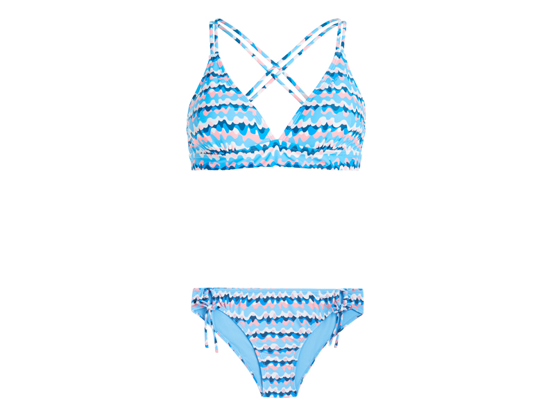 Protest Triangle bikini blauw