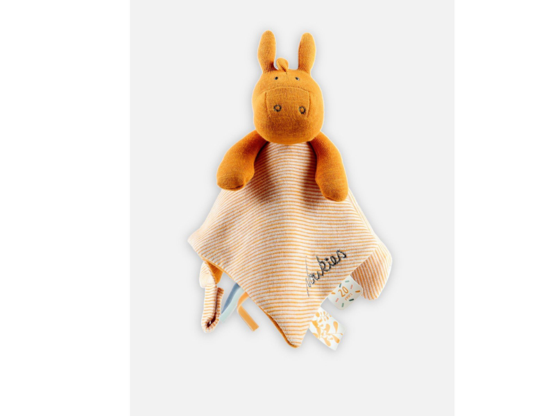 Noukies Doudou doekje paco bio yellow