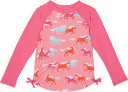 Hatley kids Uv shirt roos horses lange mouwen