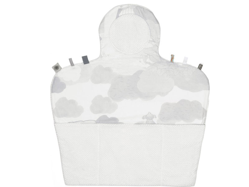 Snooz baby Easy verzorgingsdeken white/grey