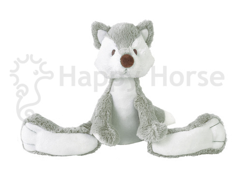 Happy horse vos knuffel nr 1. 22cm grijs