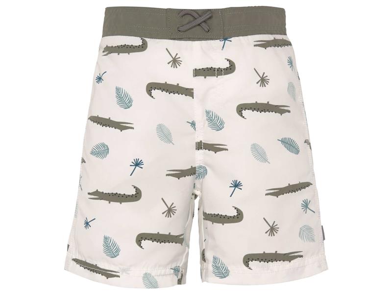 Lassig Zwempamper board short crocodille white